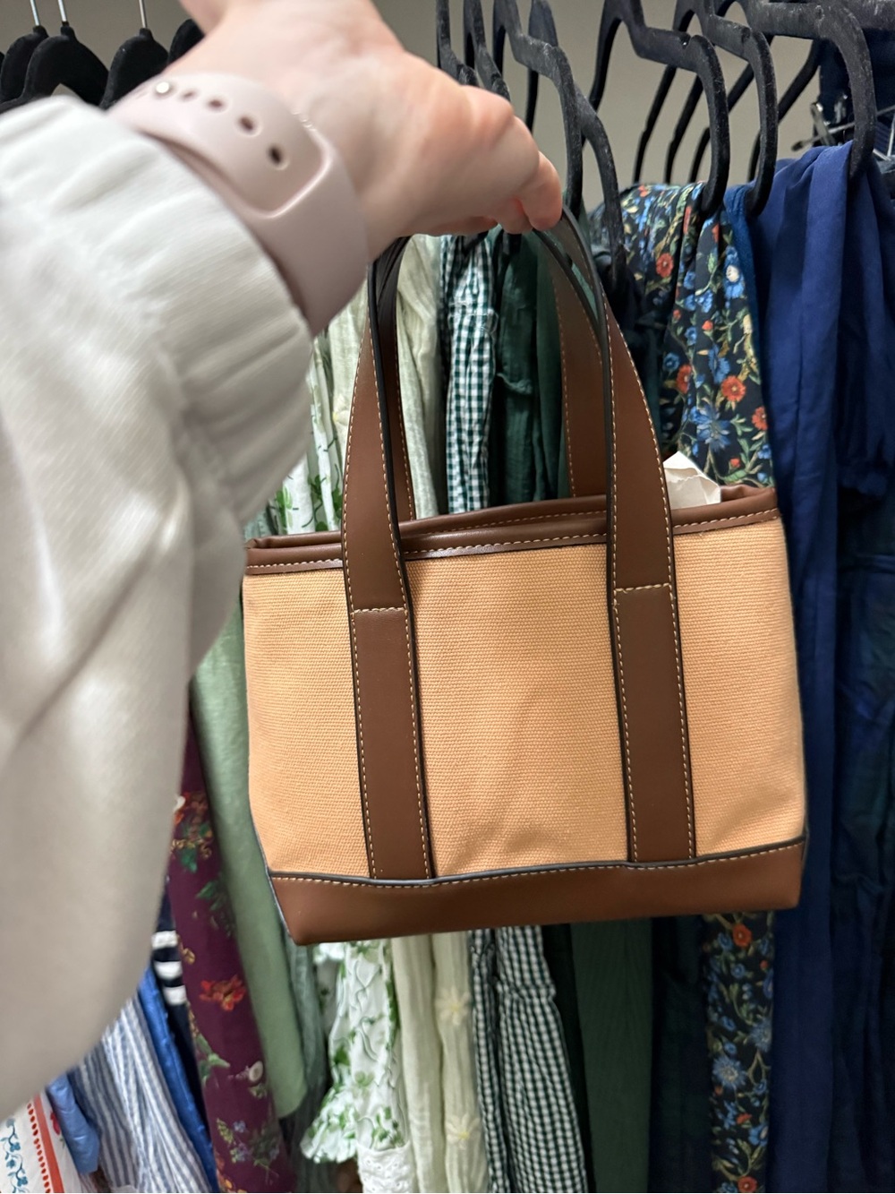 STONEY CLOVER LANE MINI CANVAS TOTE - Picture 2 of 3